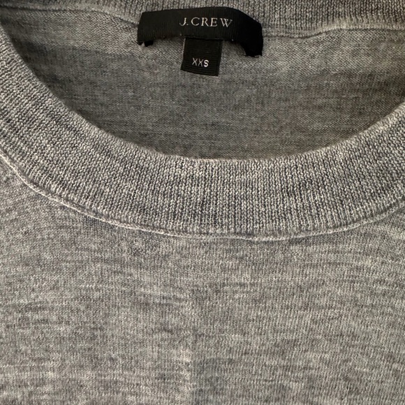 J.Crew Merino Wool V-Neck Cardigan | Light Blue Grey | BButton Front | XXS - Picture 2 of 4